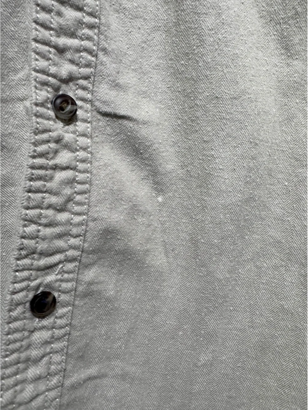 The North Face Herringbone Work Shirt Men’s XL Khaki Heritage Long Sleeve